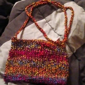 Crochet purse
